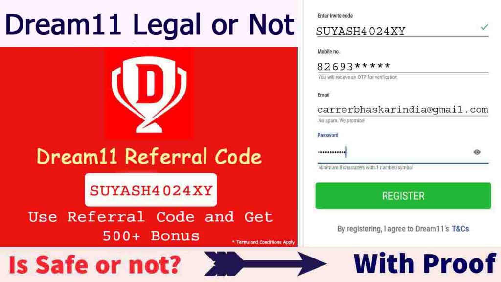 Dream11 Legal or Not